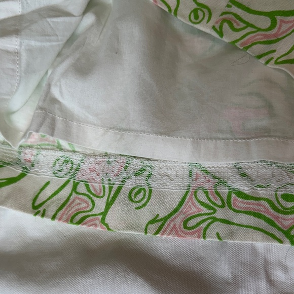 Lilly Pulitzer Original Pink Label on Cream Fabric Strapless size 4 - Picture 8 of 13
